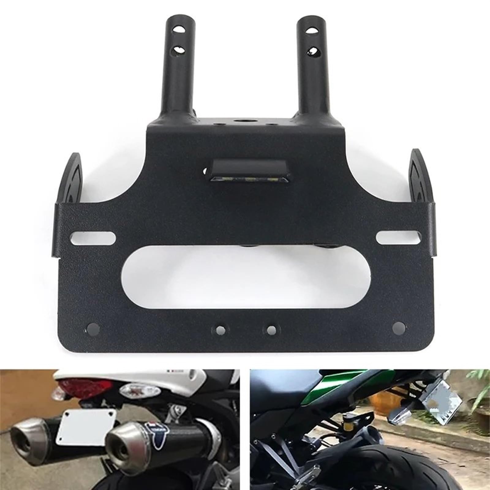 ナンバープレートホルダーブラケットオートバイアルミエリミネーター